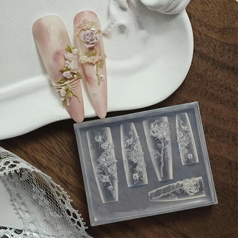 Nail Art Zone - Z. 유연한 네일 아트 실리콘 몰드는