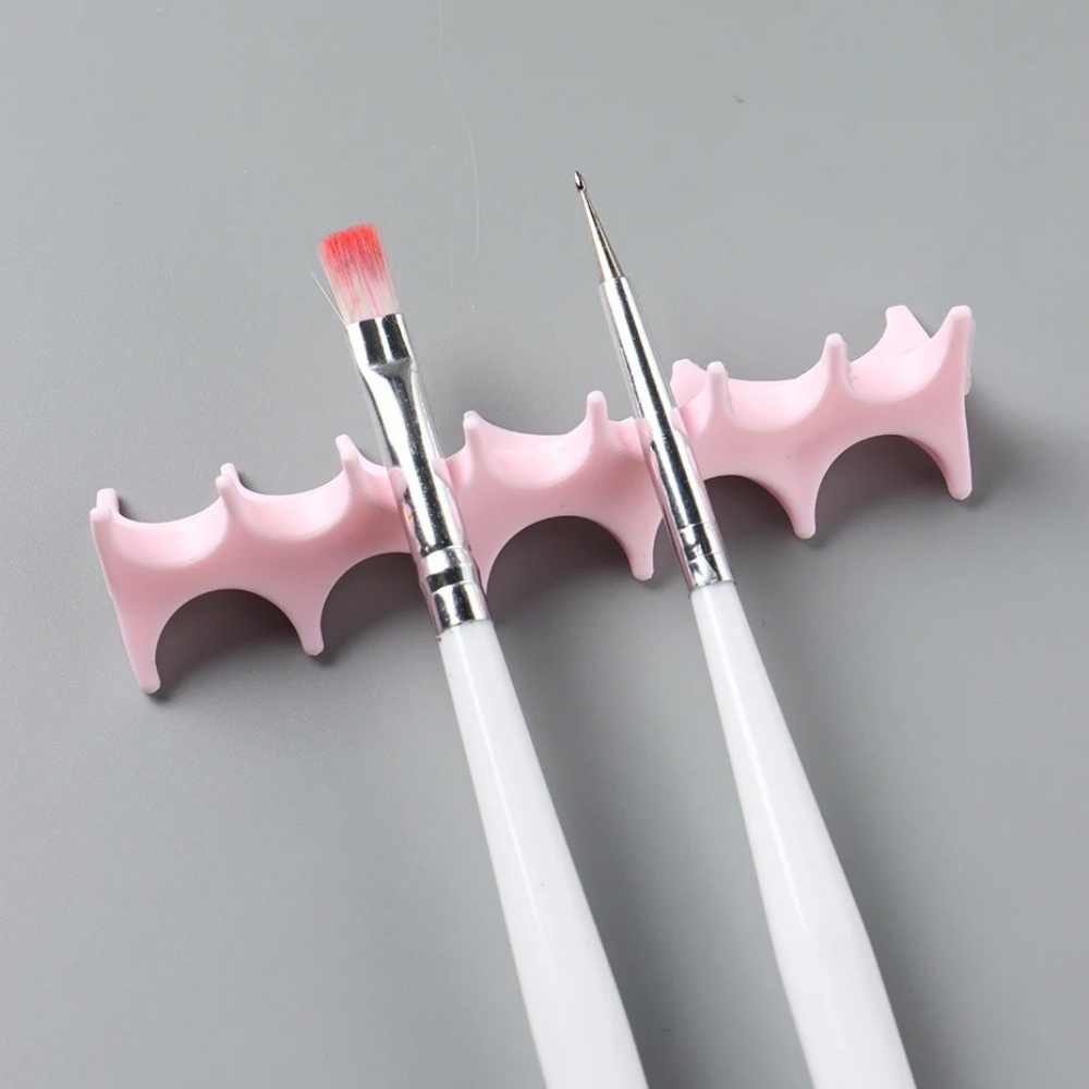 실리콘 네일 아트 펜 홀더 UV 젤 브러쉬 디스플레이  - Nail Art Vector 리뷰 및 가격
