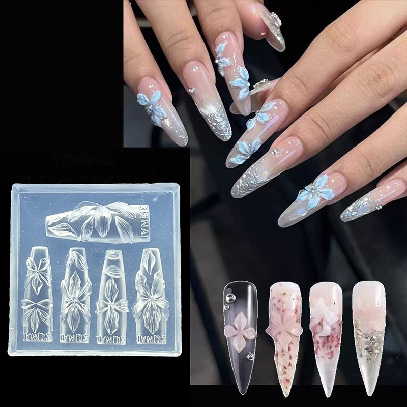 Z. 3D 꽃 네일 몰드 DIY 실리콘 네일 도구 하와 - Nail Art Zone 리뷰 및 가격