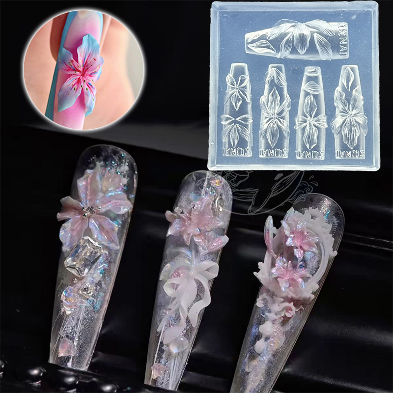 Z. 3D 꽃 네일 몰드 DIY 실리콘 네일 도구 하와 - Nail Art Zone 리뷰 및 가격