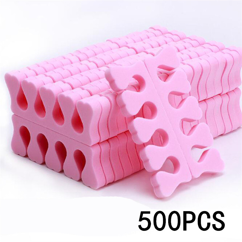 50/100/500pcs 핑크 스폰지 손가락 발가락 분 - Nail Art Pinterest 리뷰 및 가격