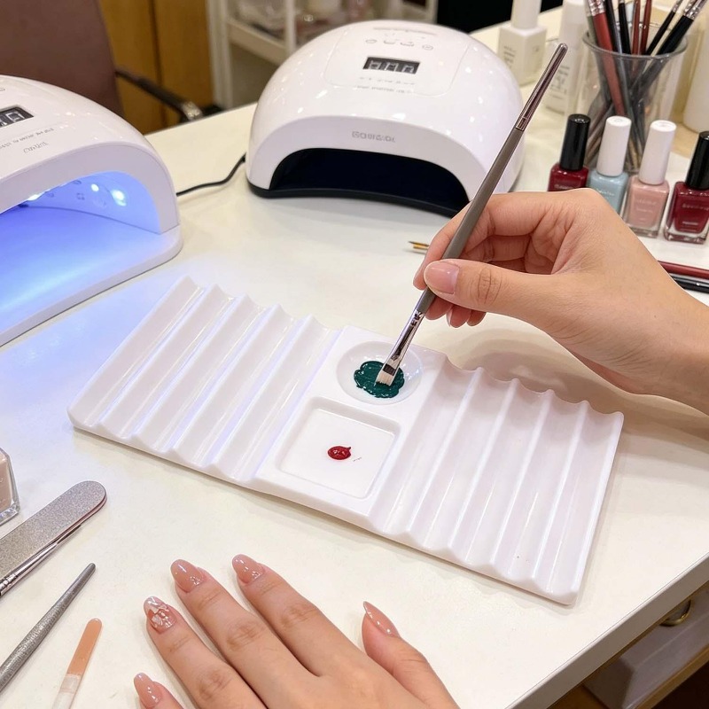 재사용 가능한 네일 아트 팔레트 브러쉬 홀더, 네일 아 - Nail Art Vector 리뷰 및 가격