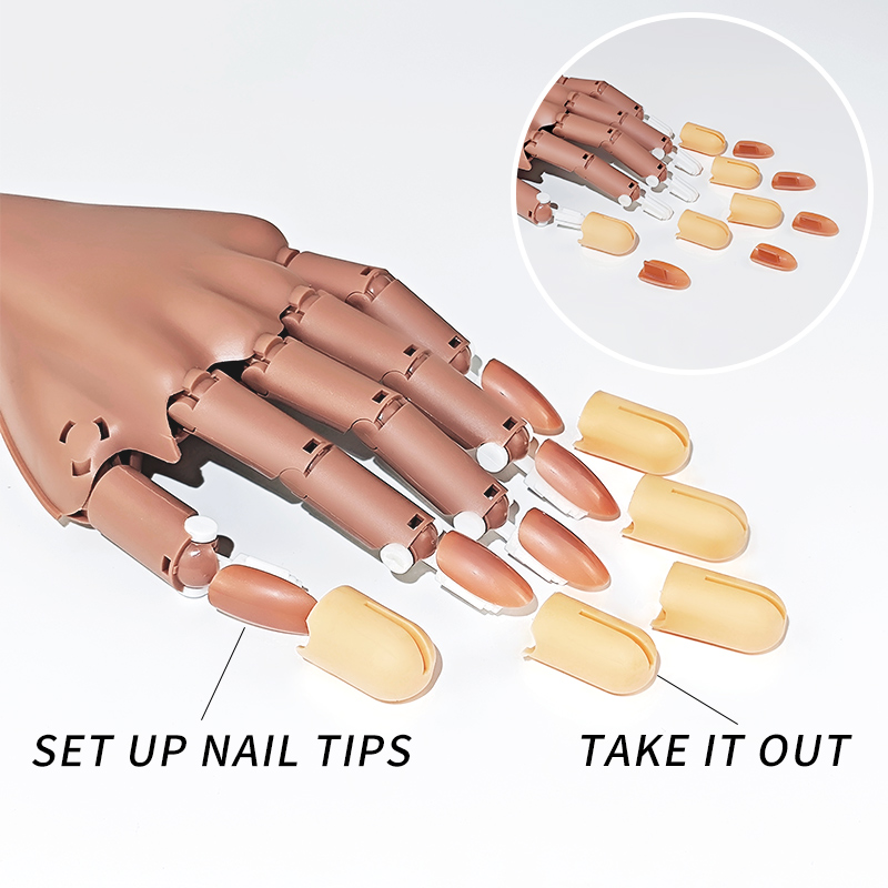 네일 연습용 손 가동 가능한 부품 팁 아트 용품 도구  - Nail Art Vector 리뷰 및 가격