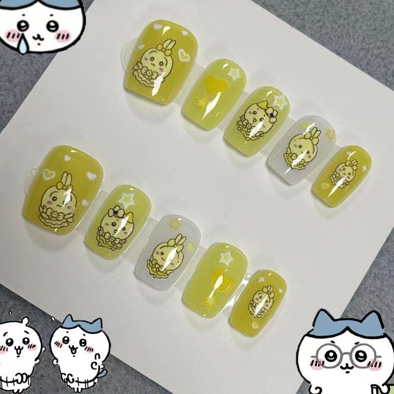 네일아트 이지 하치ワレ 우사ギ 카와이 웨어링 네일즈 카 - Nail Art Emerald 리뷰 및 가격