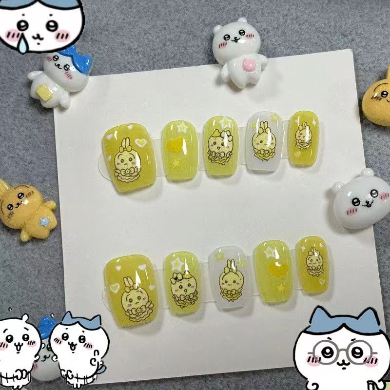 네일아트 이지 하치ワレ 우사ギ 카와이 웨어링 네일즈 카 - Nail Art Emerald 리뷰 및 가격