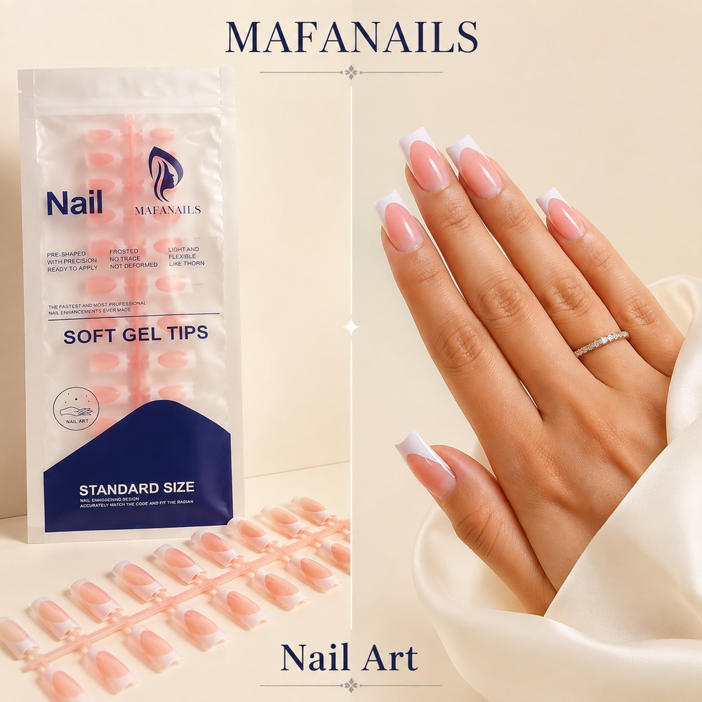 120개입 플렉시블 소프트 젤 덕 네일 팁 프리피니시드 - Nail Art Pink Soft 리뷰 및 가격