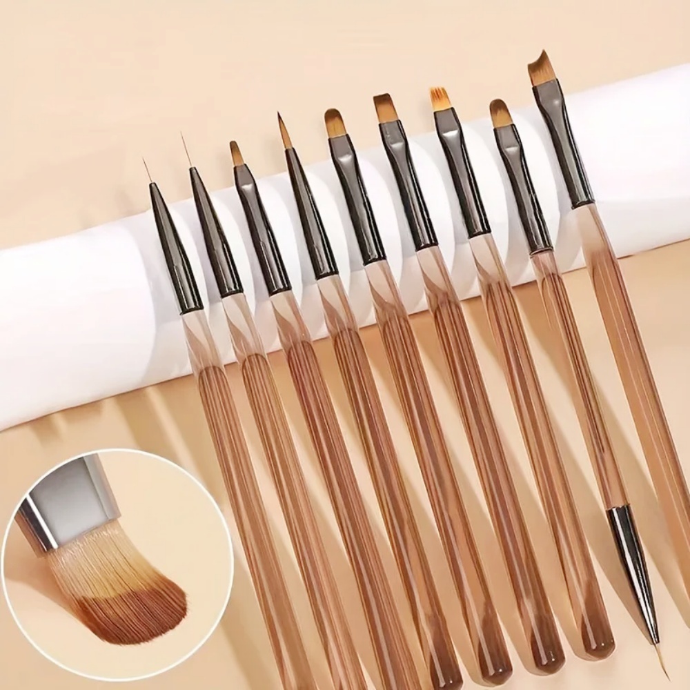 9PCS 네일 브러쉬 네일 아트 디자인 네일 팁 디스플 - Nail Art Vector 리뷰 및 가격