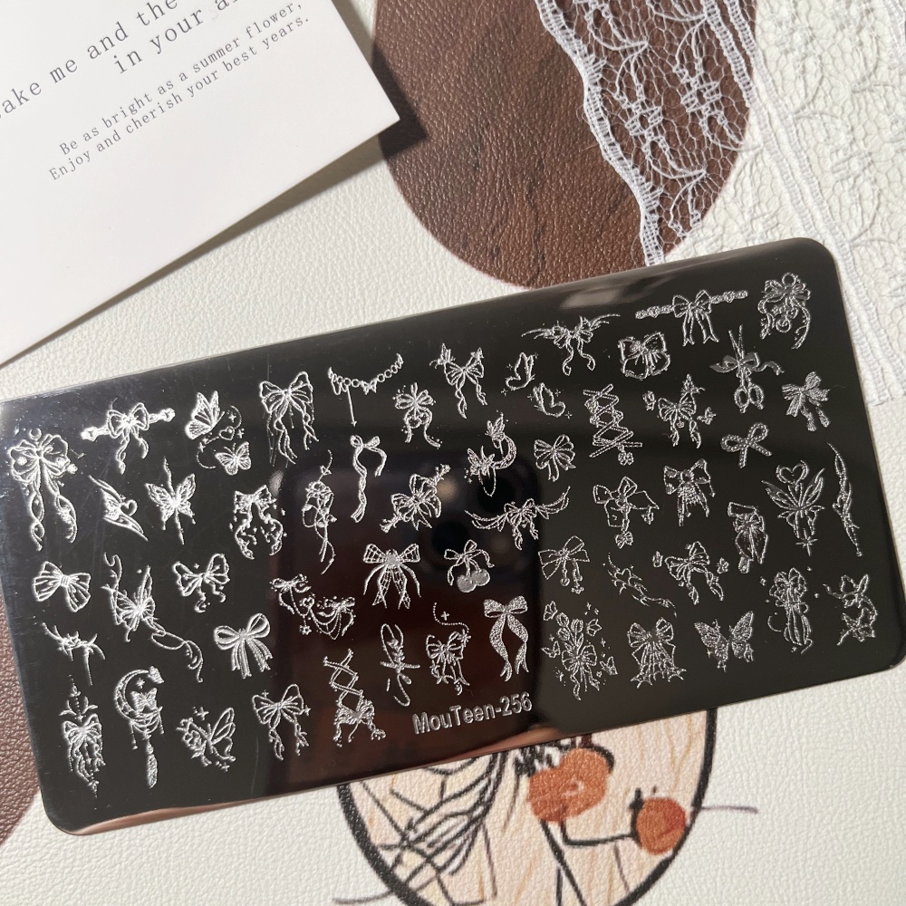 MouTeen259 고딕 레이스 네일 스탬핑 플레이트  - Nail Art Gothic 리뷰 및 가격